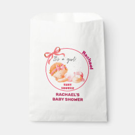 Pink Baby Dusche, Baby Girl Dusche Geschenktütchen