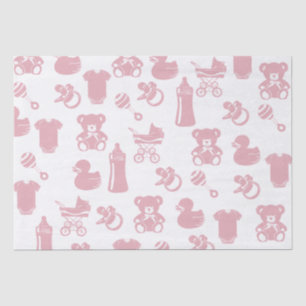 Pink Baby Dusche Seidenpapier