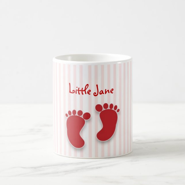Pink baby girl - Baby Dusche Gefallen Kaffeetasse (Mittel)
