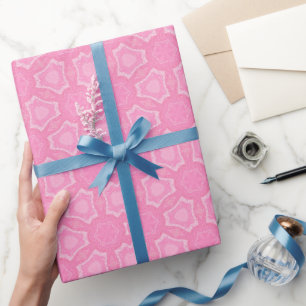 pink, baby girl, baby dusche, herringbone, pattern geschenkpapier