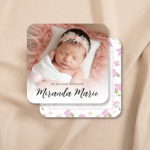 Pink Baby Girl Foto Vorlage Bläserin