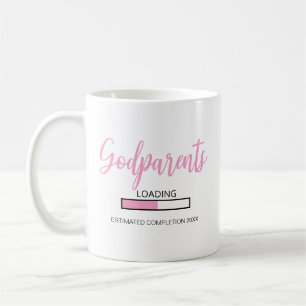 Pink Baby Girl Loading Godeltern Vorschlag Kaffeetasse