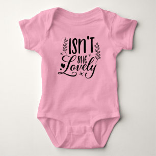 Pink Baby Girl Short Sleeve Baby Bodysuit Strampler