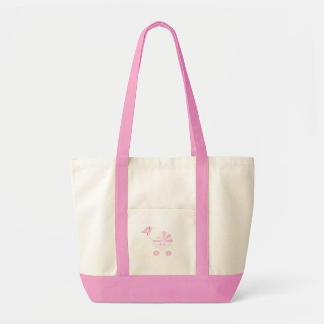 Pink Baby Girl Tragetasche (Vorne)