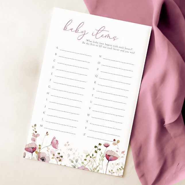 Pink Baby In Bloom Wildflower Baby Items Game (Von Creator hochgeladen)