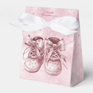 Pink Baby Shoes Gefälligkeitsbox Geschenkschachtel
