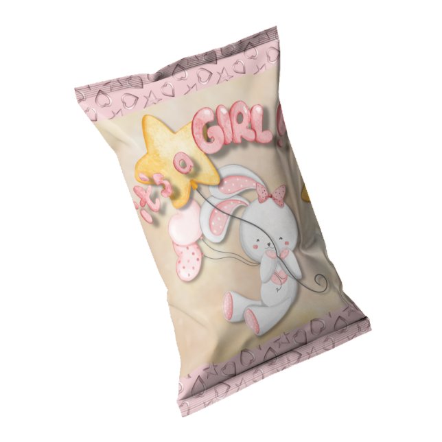 Pink Baby Shower Party Chip Bag Wrappers Favoriten Notizblock (Von Creator hochgeladen)