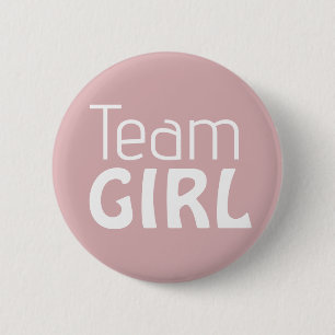 Pink Baby Showknopf Button