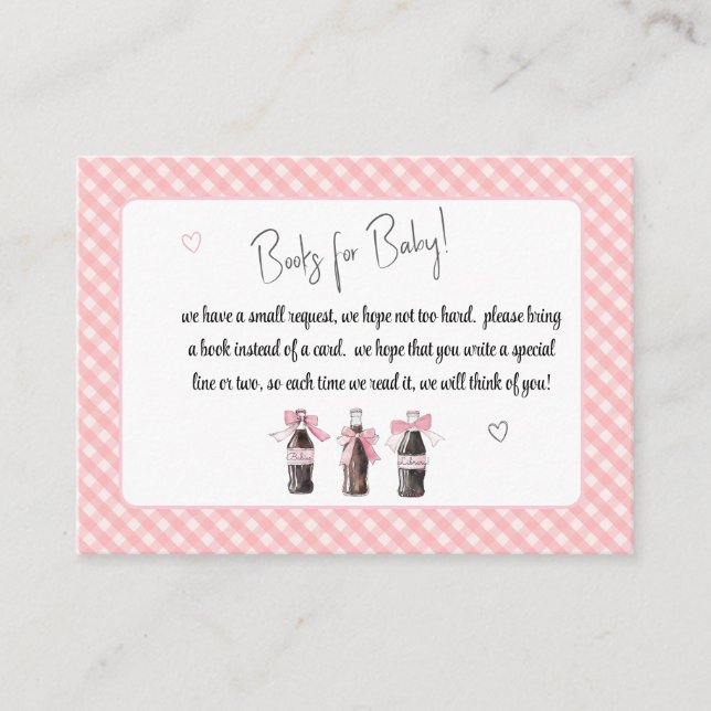 Pink Baby Soda Ready to POP Books for Baby Begleitkarte (Vorderseite)