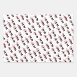 Pink Baby Soda Ready to POP  Geschenkpapier Set