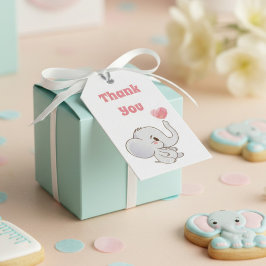 Pink Baby Vielen Dank Geschenkanhänger