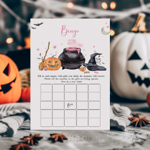 Pink Baby wird Baby Shower Bingo Game