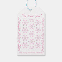 Pink Babydusche Schöne Girl FlowerPattern