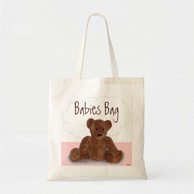 Pink Babys Windeltasche Tragetasche (Vorne)