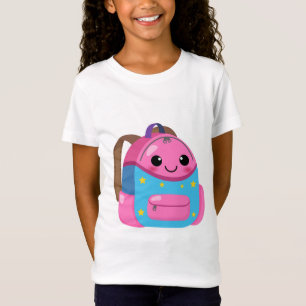 Pink Back Pack für Ihre Tochter T-Shirt