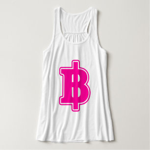 PINK BAHT SIGN ฿ thailändischer ฿ Tank Top