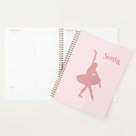Pink Ballerina Ballerina Ballett Tanzschule Planer