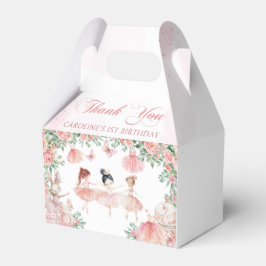 Pink Ballerina Ballet Birthday Favor Box Geschenkschachtel