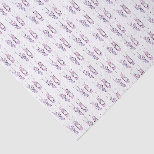 Pink Ballerina Ballet Seidenpapier (Ausschnitt)