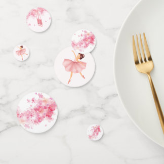 Pink Ballerina Confetti Konfetti