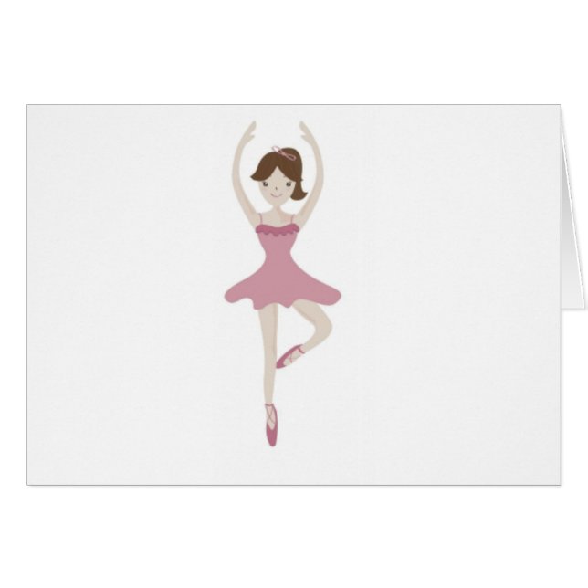 Pink Ballerina Girl (Vorderseite (Horizontal))