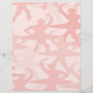 PINK BALLERINA STATIONARY & LETTERHEAD GIFT SET