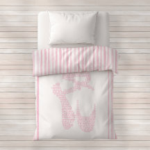 Pink Ballet Pointe Shoe Typography 