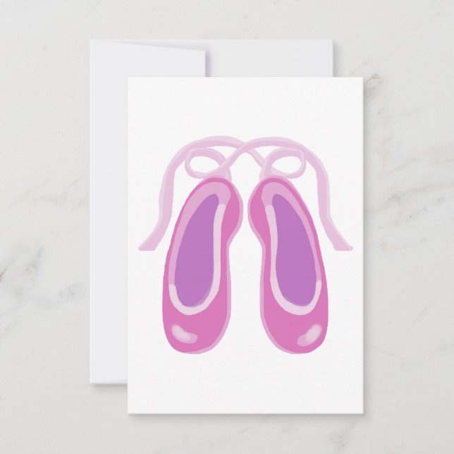Pink Ballet Schuhe (Vorderseite)