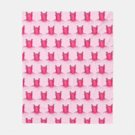 Pink Ballet Tutu Kostüm Ballerina Tanzlehrer Fleecedecke