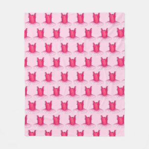 Pink Ballet Tutu Kostüm Ballerina Tanzlehrer Fleecedecke