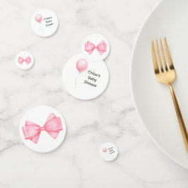 Pink Balloon Babydusche Konfetti