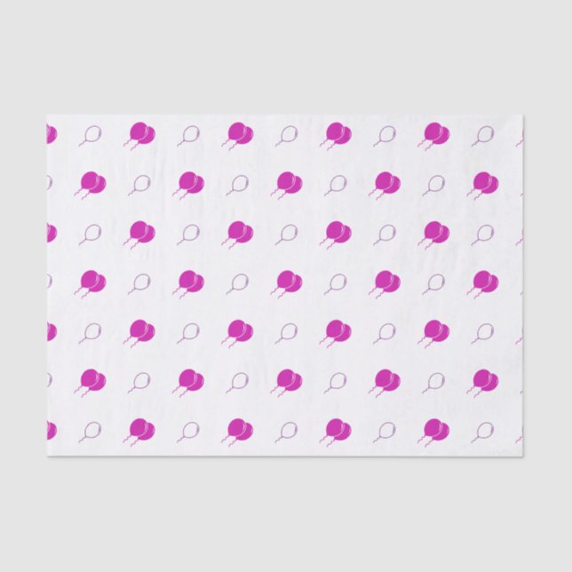 Pink Balloon Tissue Paper Seidenpapier (Vorderseite)