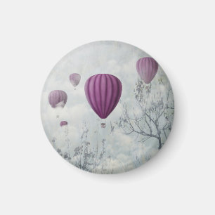 Pink Balloons Magnet
