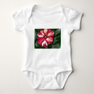 Pink Balsam Blume Baby Strampler