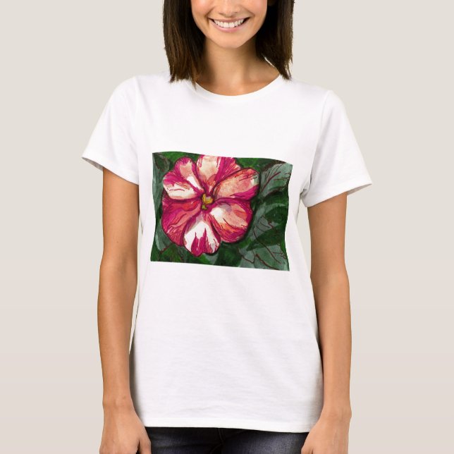 Pink Balsam Blume T-Shirt (Vorderseite)