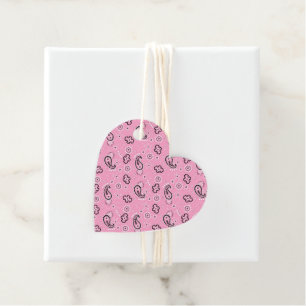 Pink Bandana Herzliche Liebe Sweet Cowgirl Adventu Geschenkanhänger