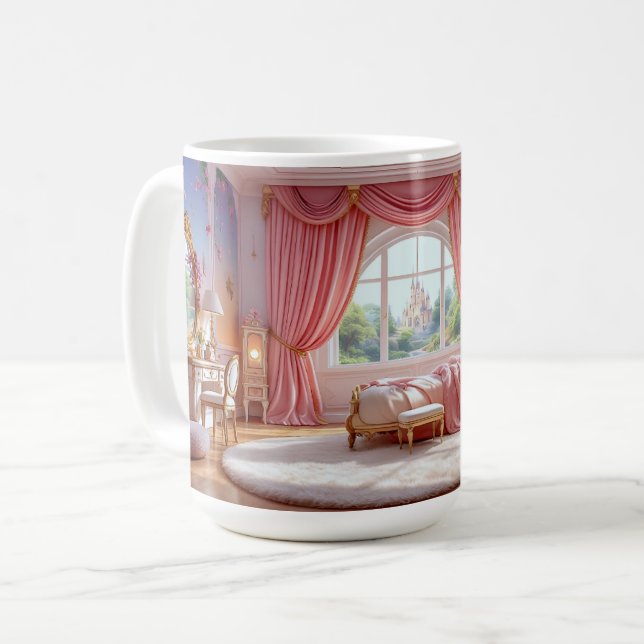 Pink Baroque Kaffeetasse (Vorderseite Links)