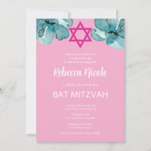 Pink Bat Mitzvah QR Code