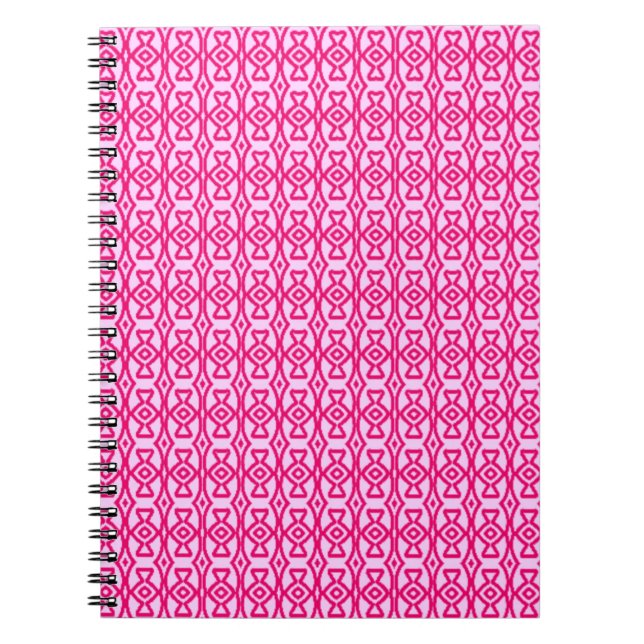 Pink Batik Notizblock (Vorderseite)