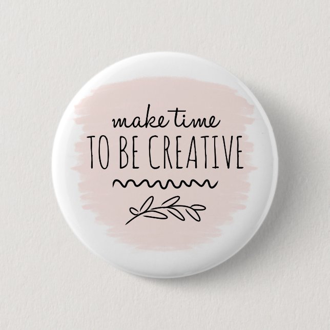 Pink be Crefting Button (Vorderseite)