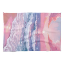 Pink Beach Ocean Shore Küstenmalerei