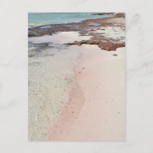Pink Beach Postkarte