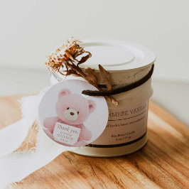 Pink Bear Danke, dass du Gift Tags bevorzugst Geschenkanhänger