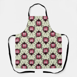 Pink Beetle Niedlich Bug Art - Insekten Lover Schürze