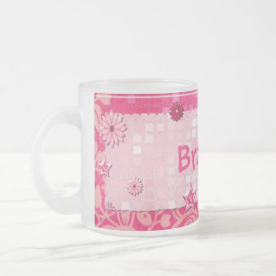 Pink bei Play Jewele PERSONALISIERT Mattglastasse
