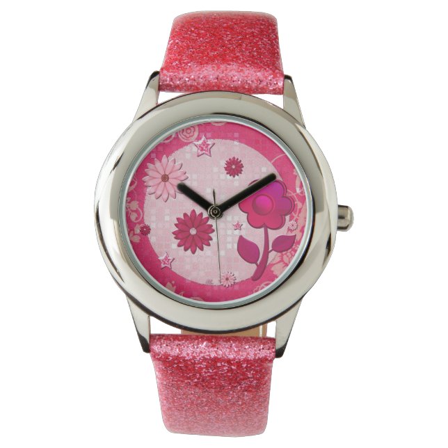 Pink bei Play Jewelen TWEEN TEEN Armbanduhr (Vorderseite)