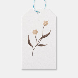 Pink Beige Ästhetik Danke Tags Geschenkanhänger