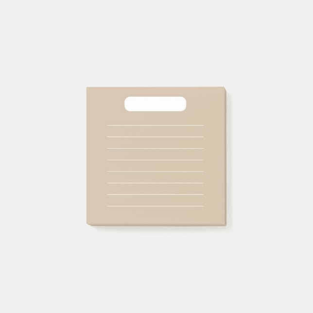Pink-Beige-To-Do-List Post-it Klebezettel (Vorderseite)