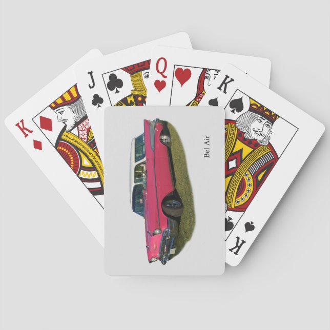 Pink Bel Air Spielkarten (Rückseite)