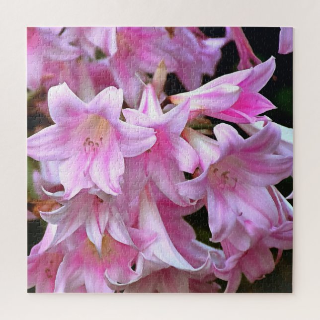 Pink Belladonna Lilies Puzzle (Vertikal)